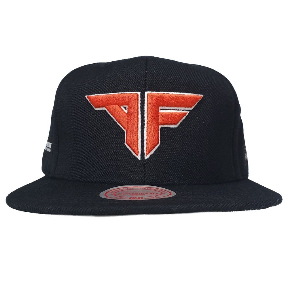 Atlanta Faze Call of Duty Mitchell & Ness Snapback‎ Hat Cap 3D Logo Black NWT